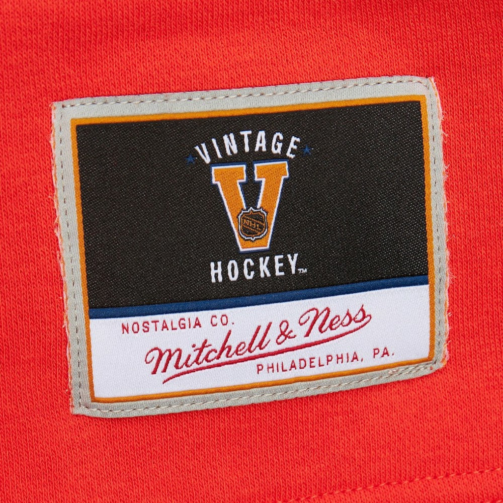 Philadelphia Flyers Mitchell & Ness Women's Heritage Lace-Up Pullover Sweatshirt - Black - NHL