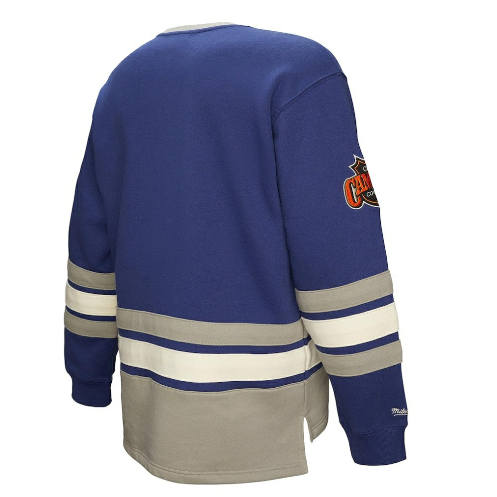 Toronto Maple Leafs Heritage Lace-Up Pullover Sweatshirt - Blue - NHL