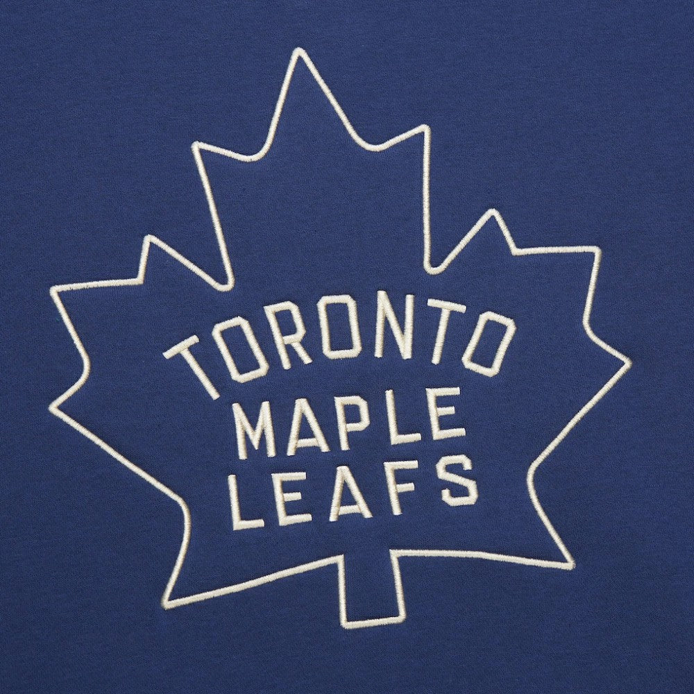Toronto Maple Leafs Heritage Lace-Up Pullover Sweatshirt - Blue - NHL