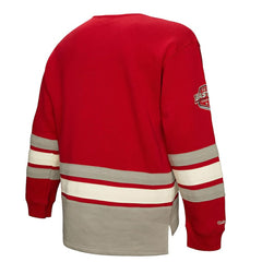Detroit Red Wings Heritage Lace-Up Pullover Sweatshirt - Red - NHL