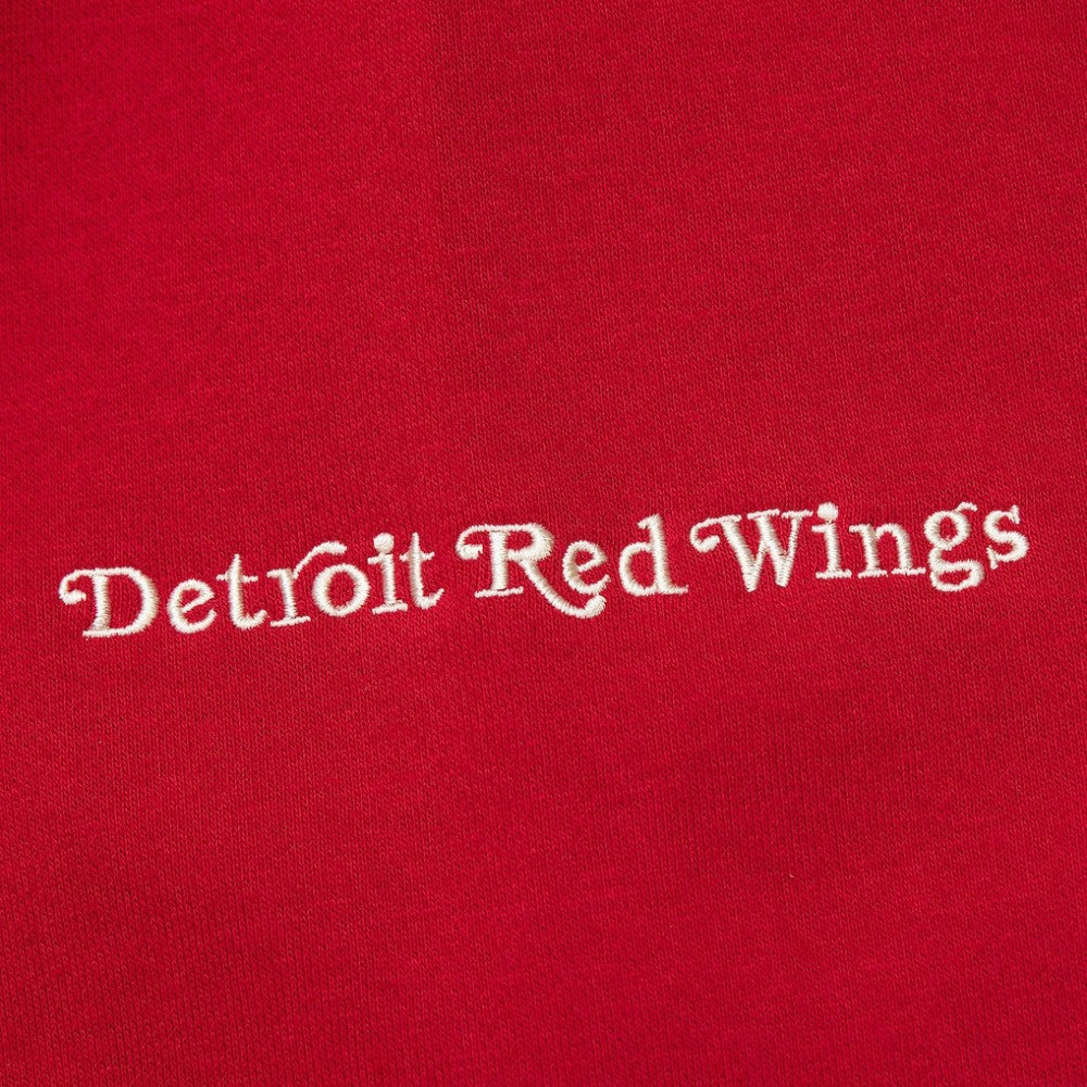 Detroit Red Wings Heritage Lace-Up Pullover Sweatshirt - Red - NHL
