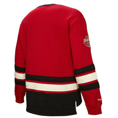 New Jersey Devils Heritage Lace-Up Pullover Sweatshirt - Red - NHL