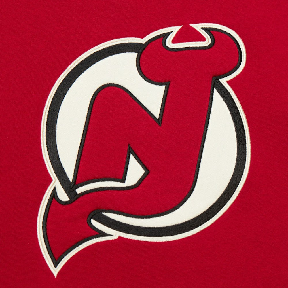 New Jersey Devils Heritage Lace-Up Pullover Sweatshirt - Red - NHL