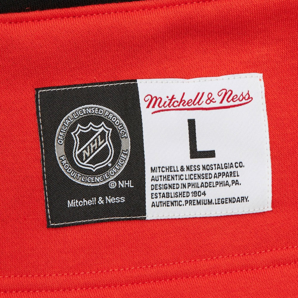 Philadelphia Flyers Heritage Lace-Up Pullover Sweatshirt - Black - NHL