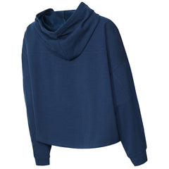 USWNT Concepts Sport Women's Elevation Tri-Blend Long Sleeve Pullover Hoodie Navy - FIFA World CUP