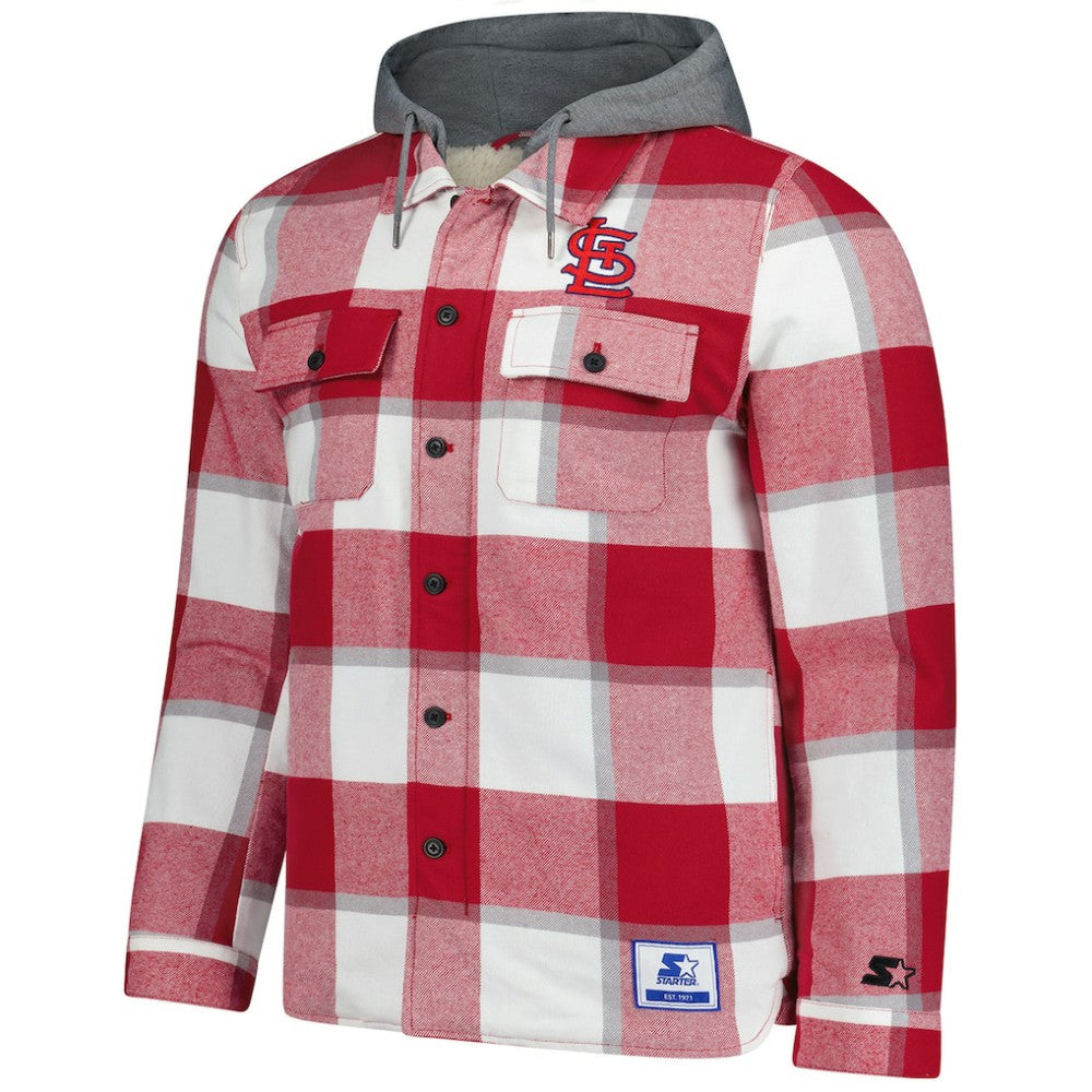 St. Louis Cardinals Starter Sherpa Full-Zip Hoodie Jacket - MLB