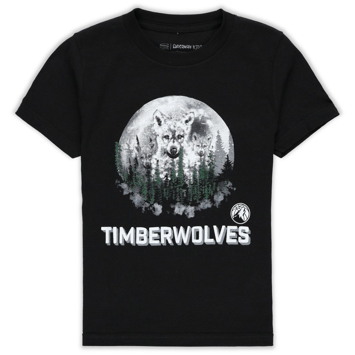 Minnesota Timberwolves Stadium Essentials Youth Mascot T-Shirt Black - NBA