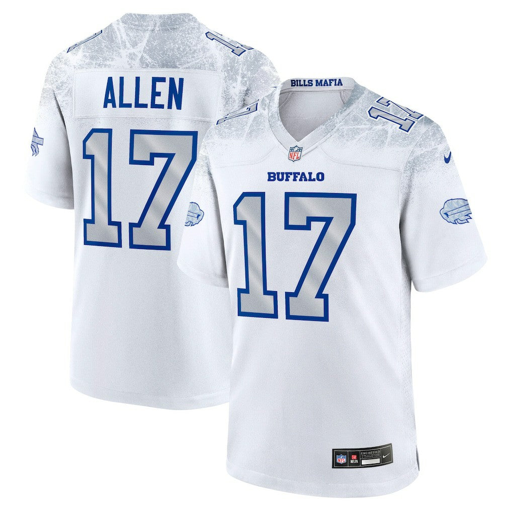 Josh Allen Buffalo Bills 2025 Rivalries Collection Game Jersey White | Nike for Sale