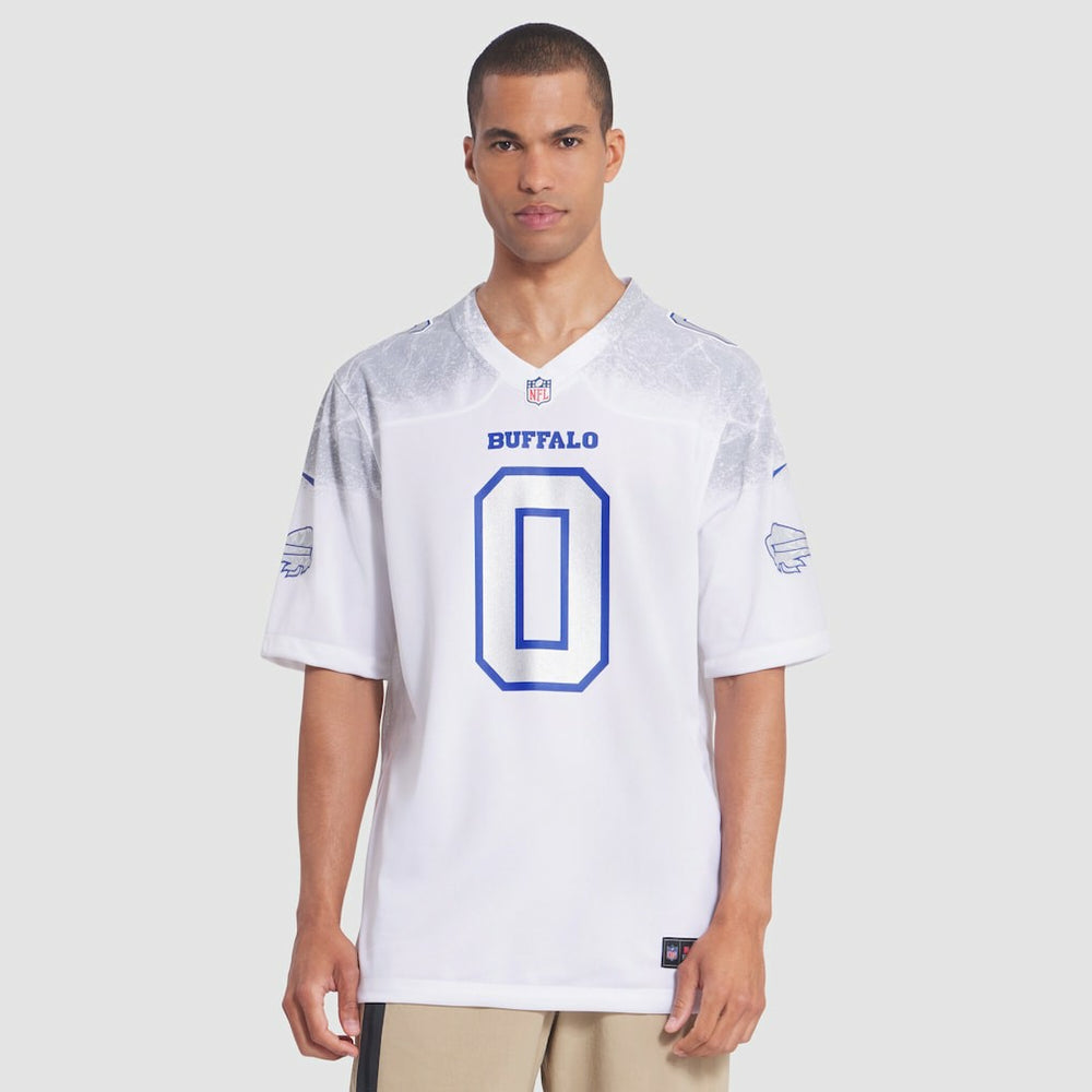 Keon Coleman Buffalo Bills 2025 Rivalries Collection Game Jersey White | Nike for Sale