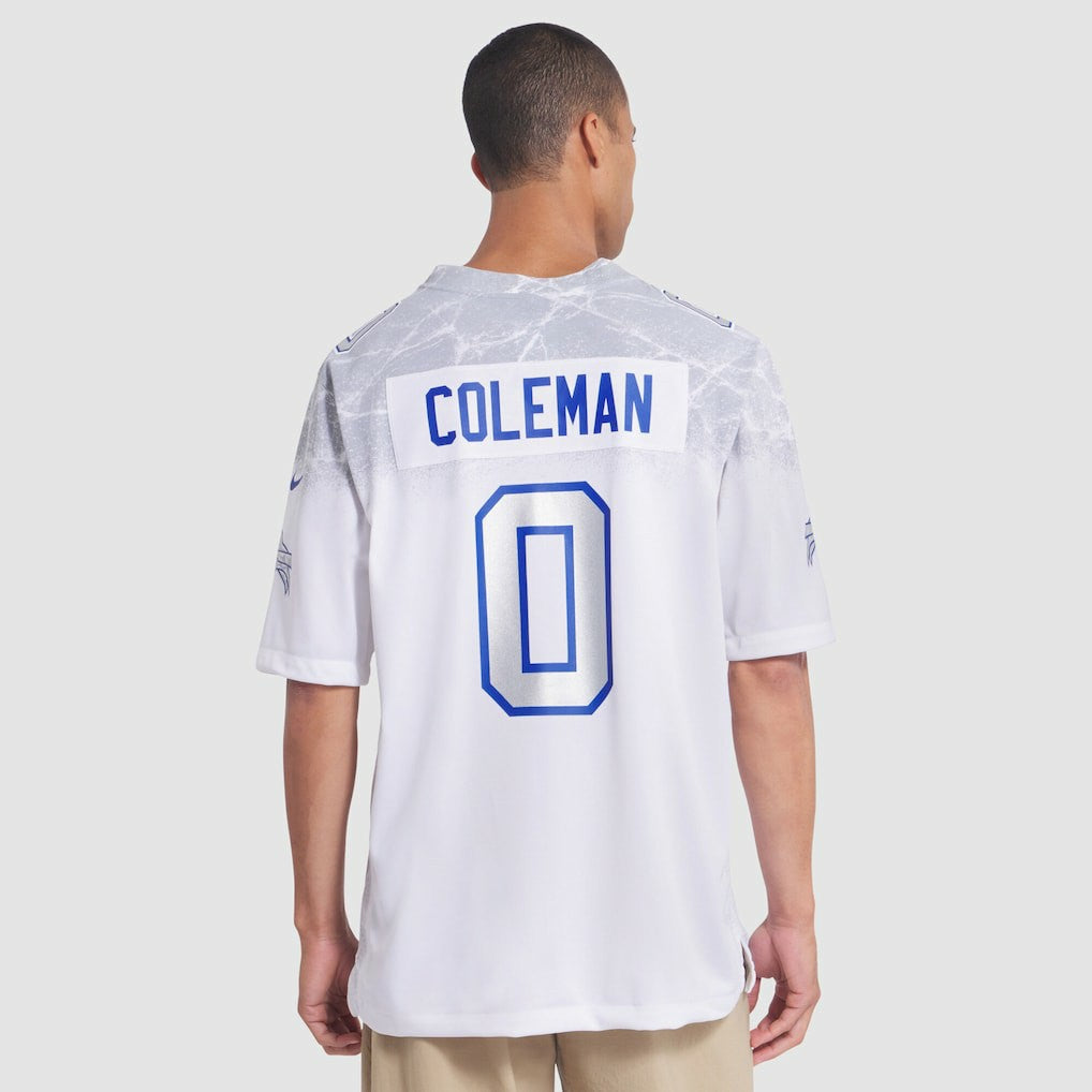 Keon Coleman Buffalo Bills 2025 Rivalries Collection Game Jersey White | Nike for Sale