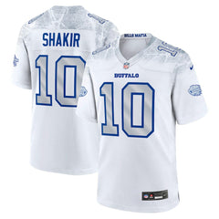 Khalil Shakir Buffalo Bills 2025 Rivalries Collection Game Jersey White | Nike for Sale