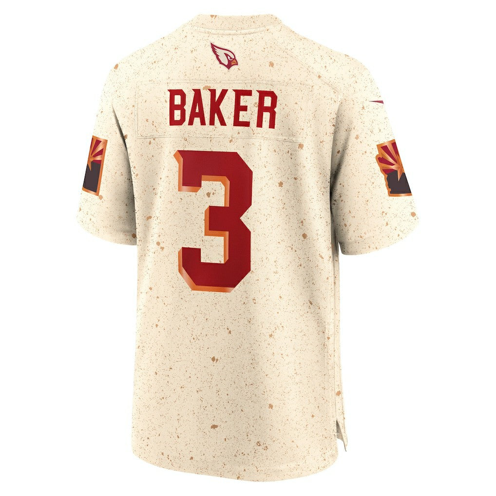Budda Baker Arizona Cardinals 2025 Rivalries Collection Game Jersey Natural | Nike for Sale