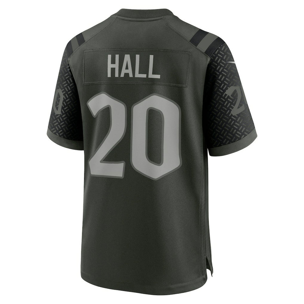 Breece Hall New York Jets 2025 Rivalries Collection Game Jersey Gotham Green | Nike for Sale