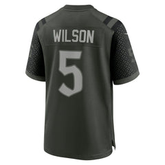 Garrett Wilson New York Jets 2025 Rivalries Collection Game Jersey Gotham Green | Nike for Sale