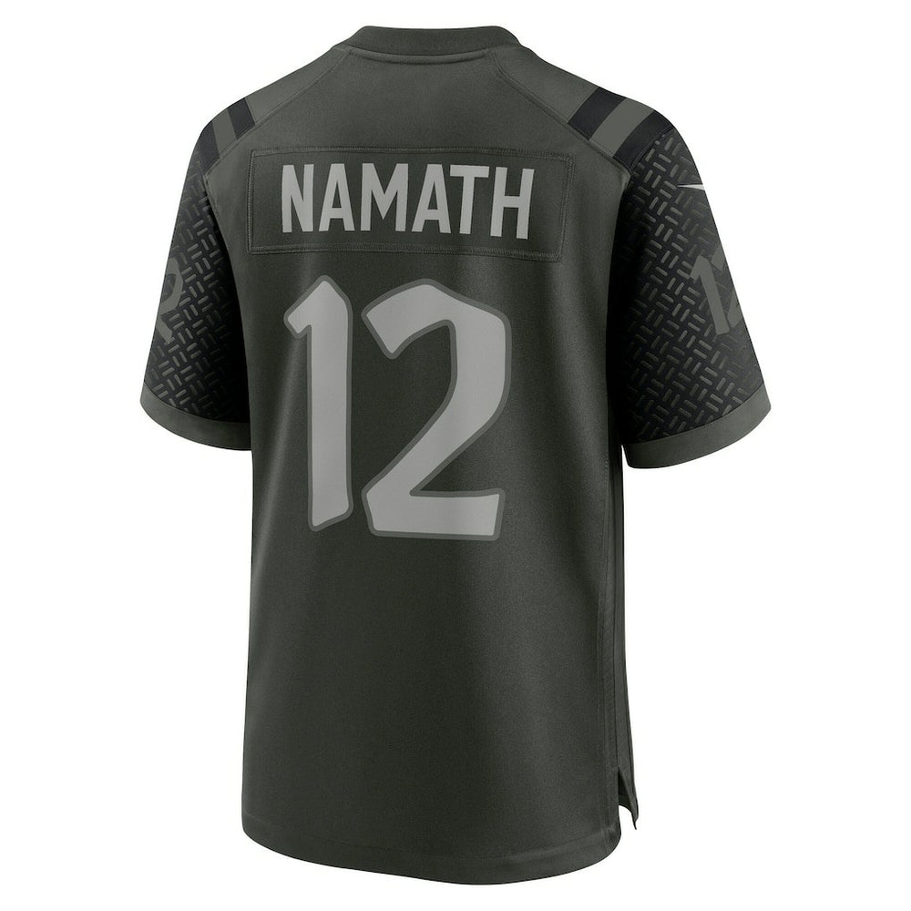 Joe Namath New York Jets 2025 Rivalries Collection Retired Player Game Jersey Gotham Green | Nike for Sale