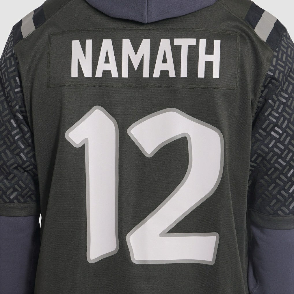 Joe Namath New York Jets 2025 Rivalries Collection Retired Player Game Jersey Gotham Green | Nike for Sale