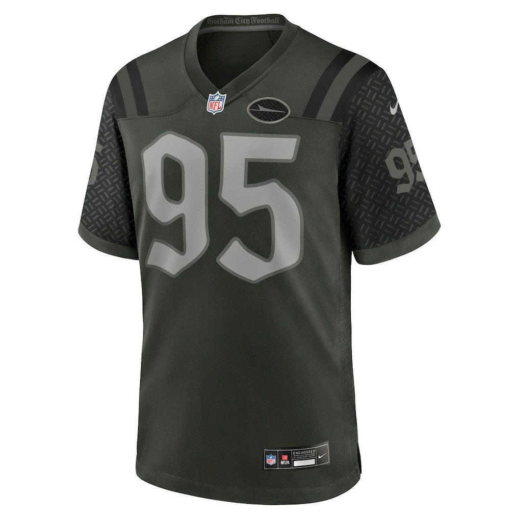Quinnen Williams New York Jets 2025 Rivalries Collection Game Jersey Gotham Green | Nike for Sale