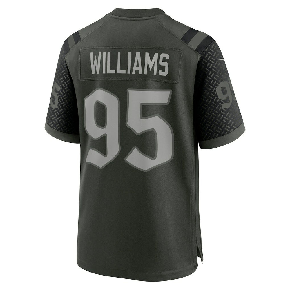 Quinnen Williams New York Jets 2025 Rivalries Collection Game Jersey Gotham Green | Nike for Sale