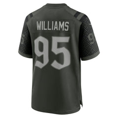 Quinnen Williams New York Jets 2025 Rivalries Collection Game Jersey Gotham Green | Nike for Sale