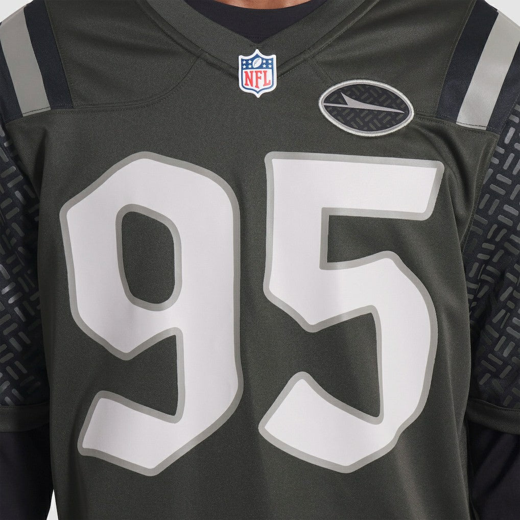 Quinnen Williams New York Jets 2025 Rivalries Collection Game Jersey Gotham Green | Nike for Sale