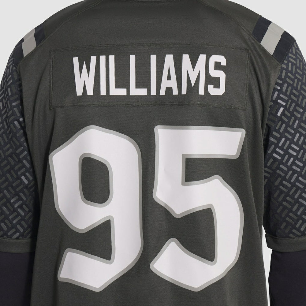Quinnen Williams New York Jets 2025 Rivalries Collection Game Jersey Gotham Green | Nike for Sale