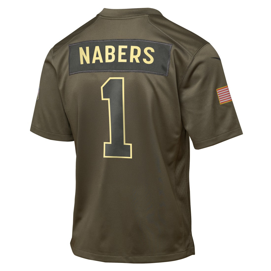 Malik Nabers New York Giants Youth 2025 Salute to Service Game Jersey Olive | Nike for Sale