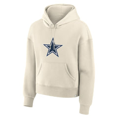Dallas Cowboys Women's Dove Legacy Pullover Hoodie Cream | Fanatics