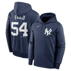 Max Fried New York Yankees Nike Name & Number Pullover Hoodie - MLB