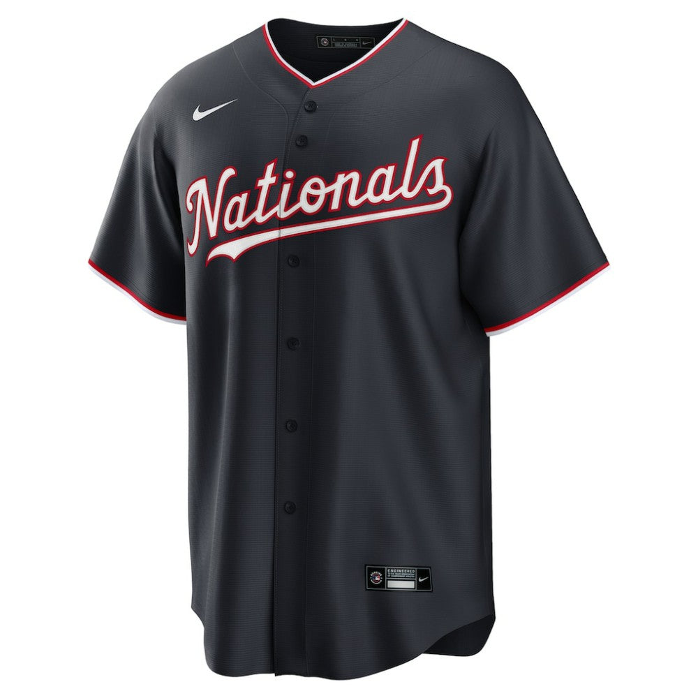 Washington Nationals Nike Alternate Custom Replica Jersey - MLB