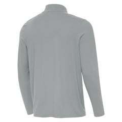 Pittsburgh Steelers Antigua St Patrick Day Intent Quarter-Zip Pullover Top Gray | NFL