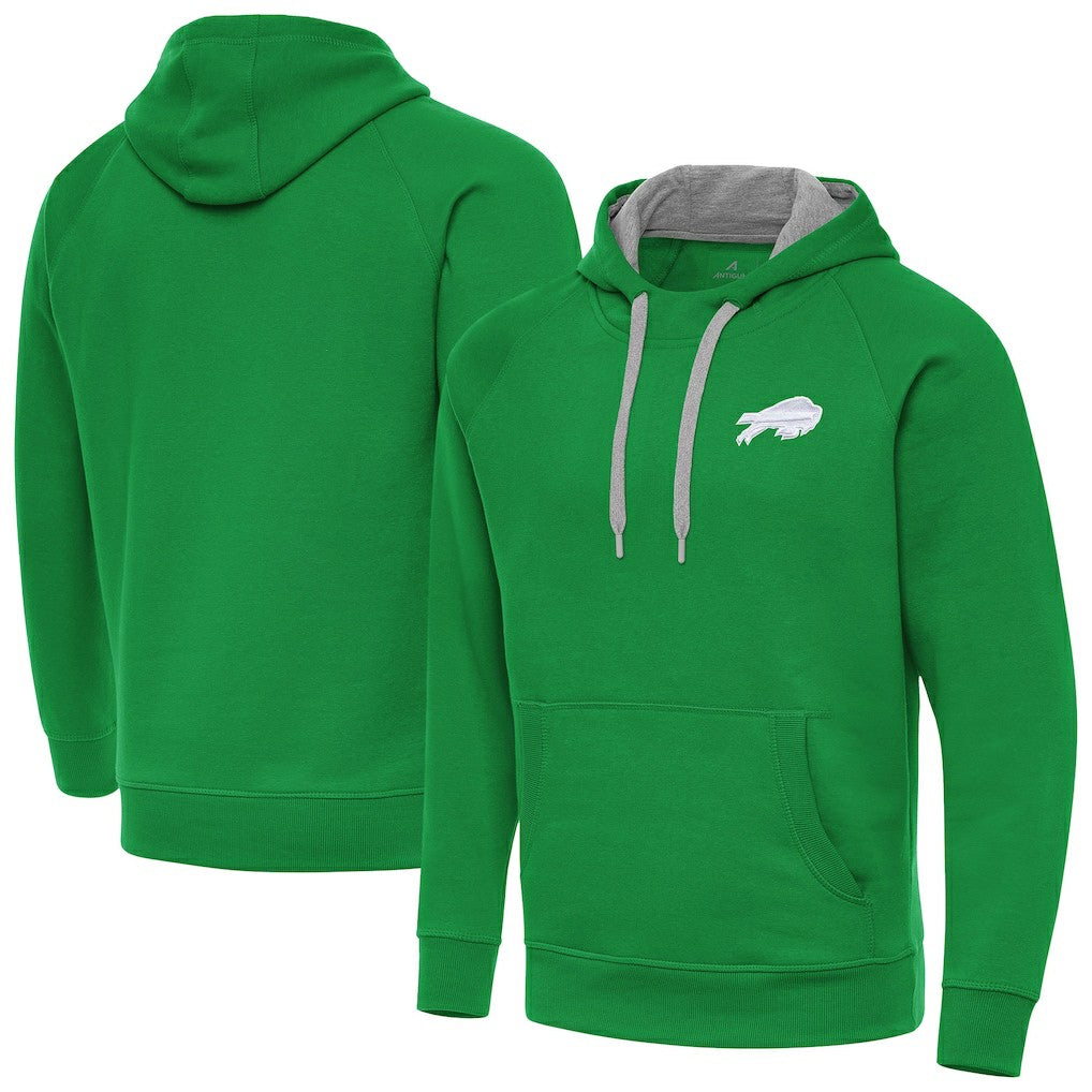 Buffalo Bills Antigua St. Patrick's Day Victory Pullover Hoodie Kelly Green | NFL