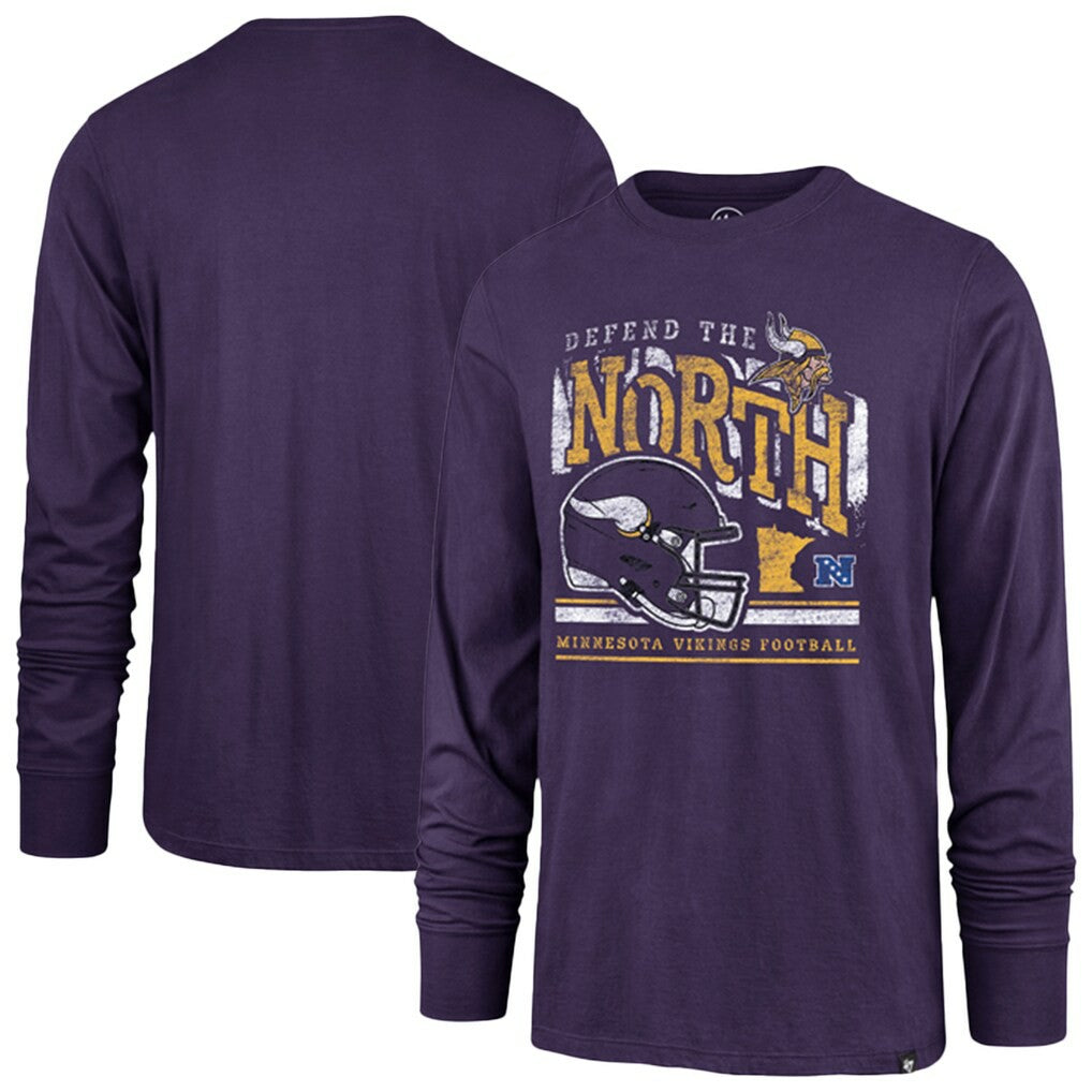 Minnesota Vikings '47 Regional Super Rival Long Sleeve T-Shirt Purple | 47 brand