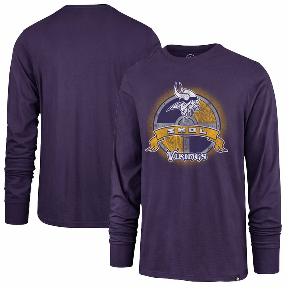 Minnesota Vikings '47 Regional Super Rival Long Sleeve T-Shirt Purple | 47 brand