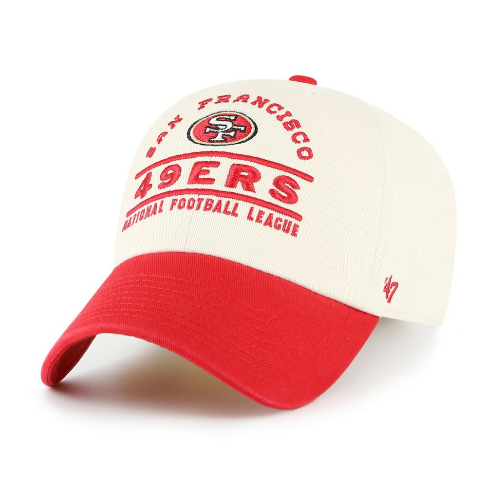 San Francisco 49ers '47 Windham Clean Up Adjustable Hat Natural | 47 brand