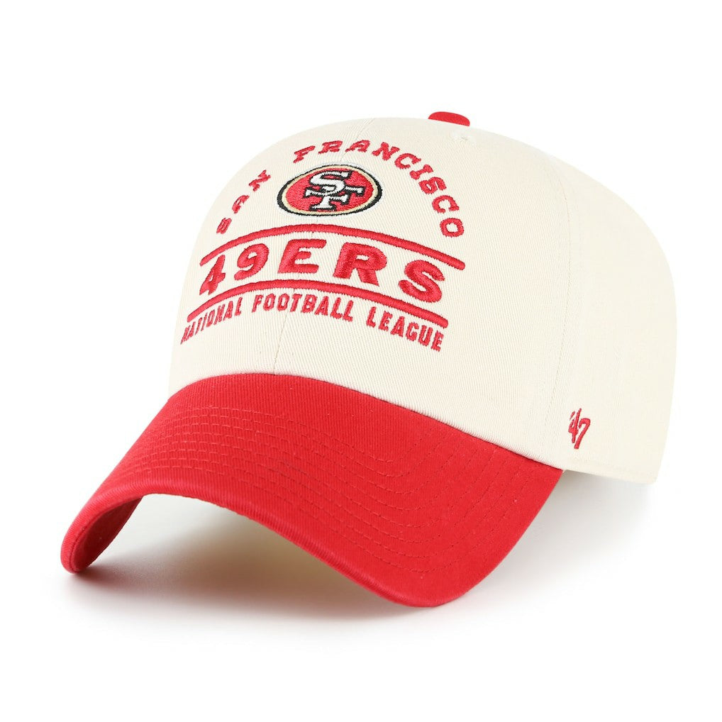 San Francisco 49ers '47 Windham Clean Up Adjustable Hat Natural | 47 brand