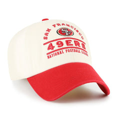San Francisco 49ers '47 Windham Clean Up Adjustable Hat Natural | 47 brand