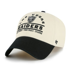 Las Vegas Raiders '47 Windham Clean Up Adjustable Hat Natural | 47 brand