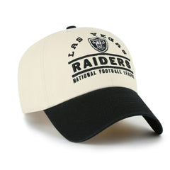 Las Vegas Raiders '47 Windham Clean Up Adjustable Hat Natural | 47 brand