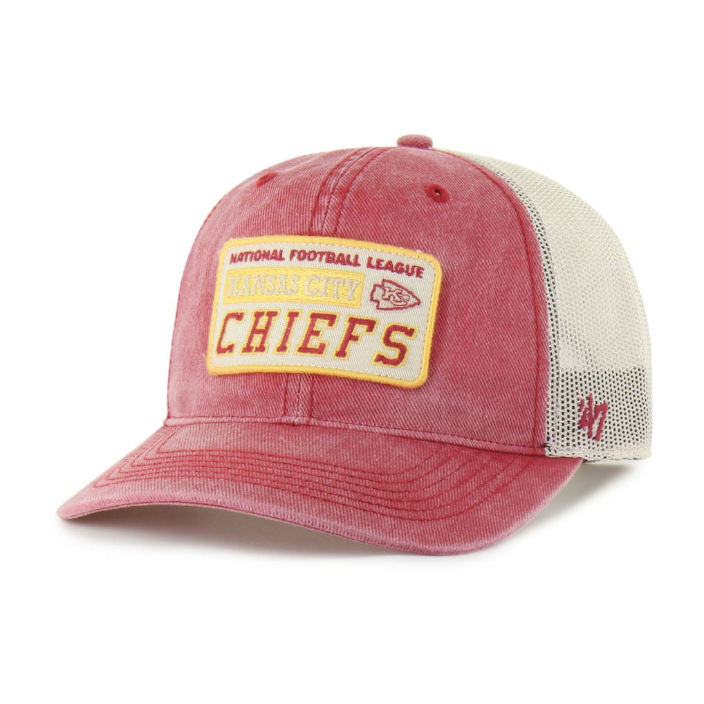 Kansas City Chiefs '47 Canteen Relaxed Trucker Adjustable Hat Red | 47 brand