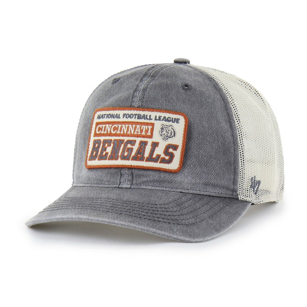 Cincinnati Bengals '47 Canteen Relaxed Trucker Adjustable Hat Charcoal | 47 brand