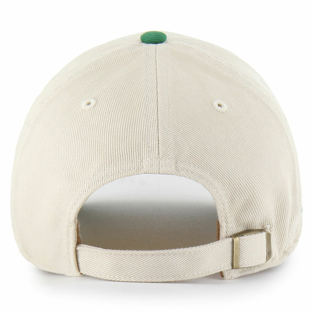 New York Jets '47 Fairfield MVP Throwback Adjustable Hat Cream/Kelly Green | 47 brand