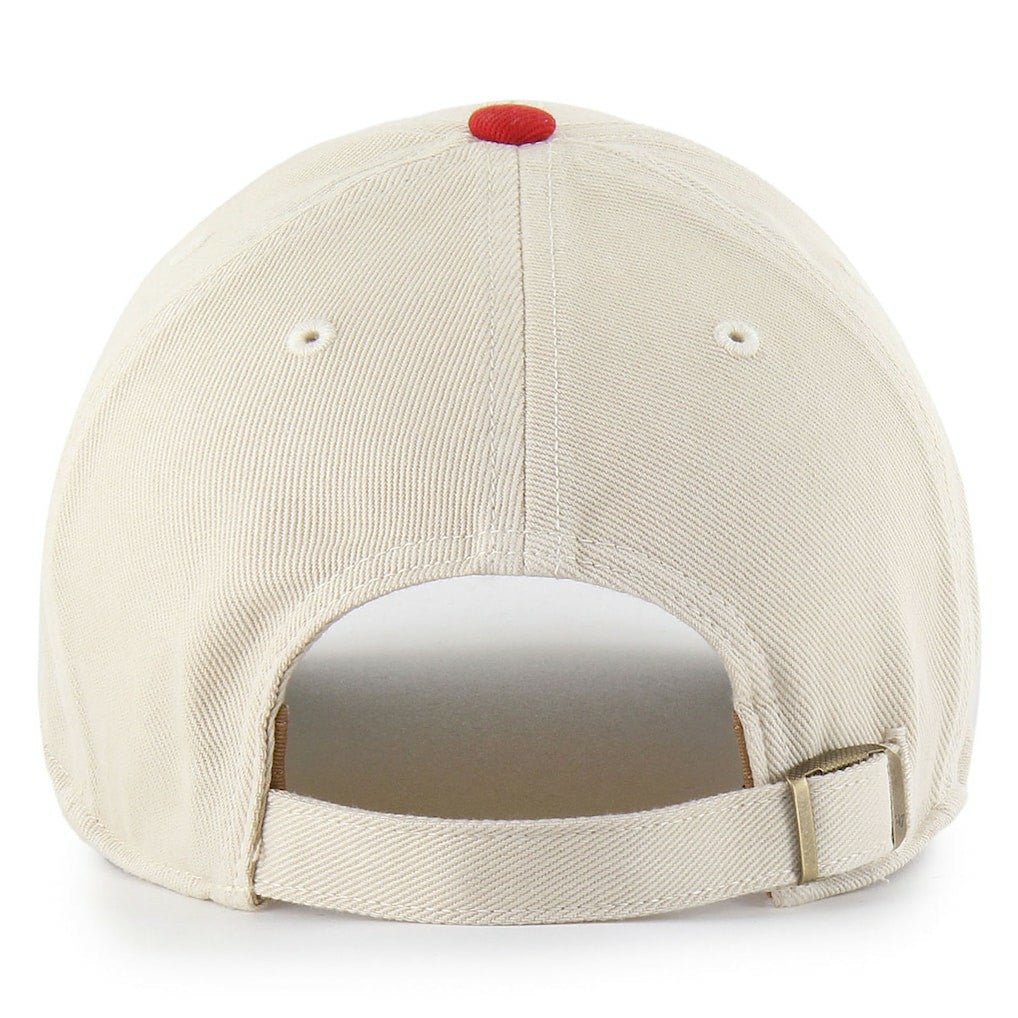 San Francisco 49ers '47 Fairfield MVP Throwback Adjustable Hat Cream/Scarlet | 47 brand