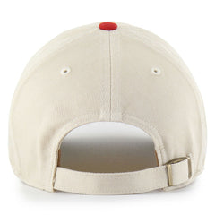 San Francisco 49ers '47 Fairfield MVP Throwback Adjustable Hat Cream/Scarlet | 47 brand