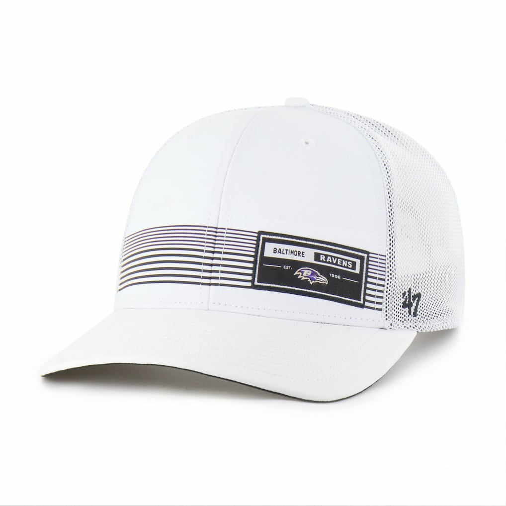Baltimore Ravens '47 Rangefinder Trucker Adjustable Hat White | 47 brand