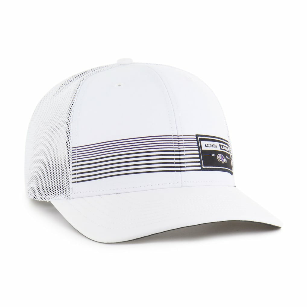 Baltimore Ravens '47 Rangefinder Trucker Adjustable Hat White | 47 brand