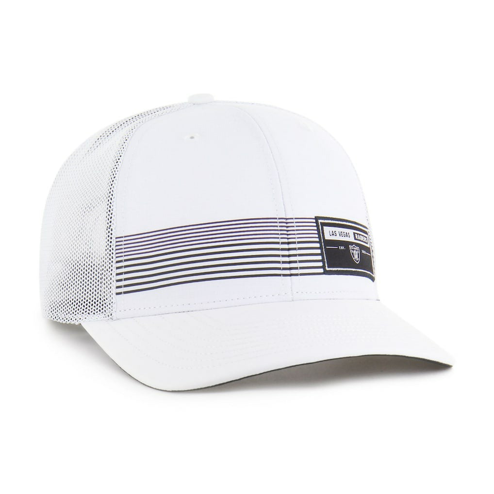 Las Vegas Raiders '47 Rangefinder Trucker Adjustable Hat White | 47 brand