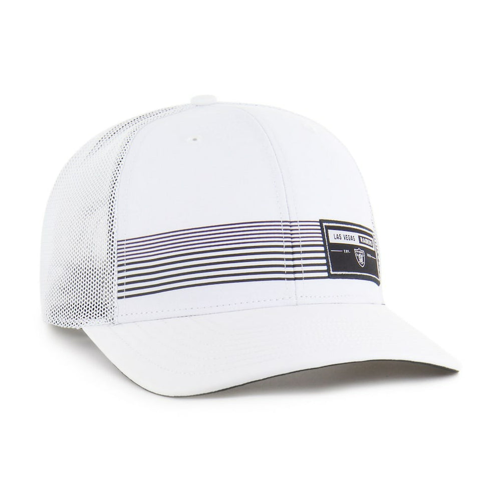 Las Vegas Raiders '47 Rangefinder Trucker Adjustable Hat White | 47 brand