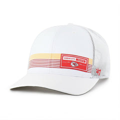 Kansas City Chiefs '47 Rangefinder Trucker Adjustable Hat White | 47 brand