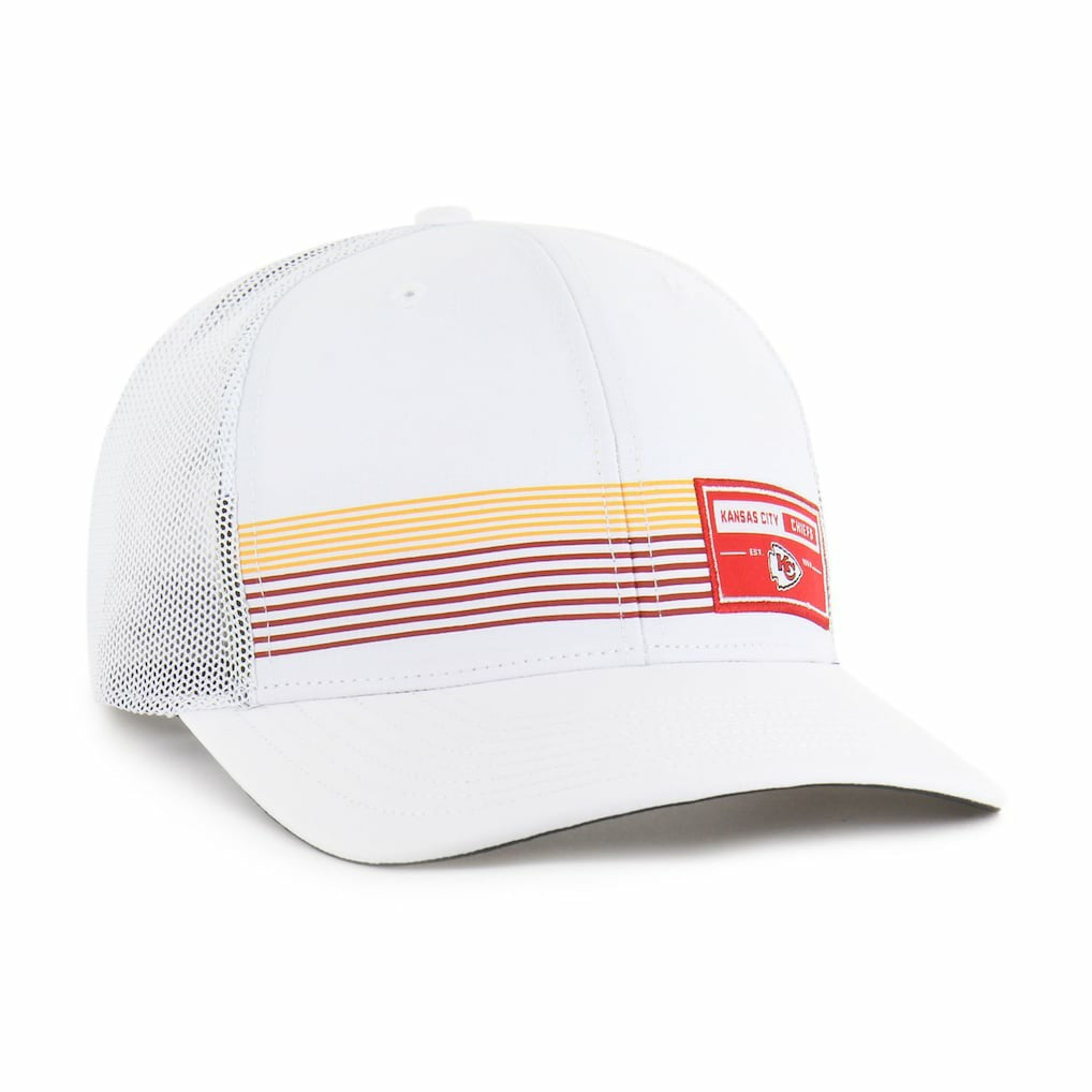 Kansas City Chiefs '47 Rangefinder Trucker Adjustable Hat White | 47 brand