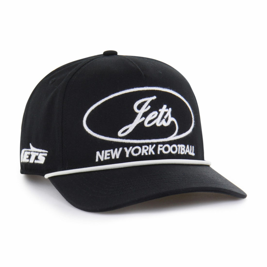 New York Jets '47 Foundational Hitch Adjustable Hat Black | 47 brand